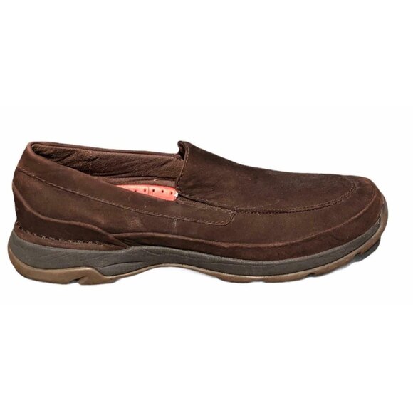 Rockport Loafers Mens 10 Brown Suede Slip Ons EUR 42 Shoes APW2060DM Flats Comfo - Picture 6 of 10